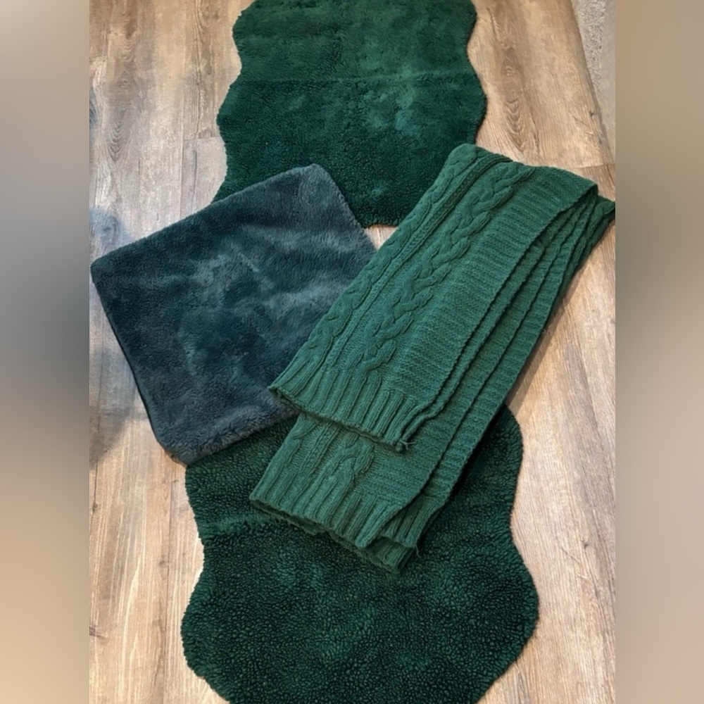 IkEA and Target Rug Pillowcase and blanket bundle 4 items